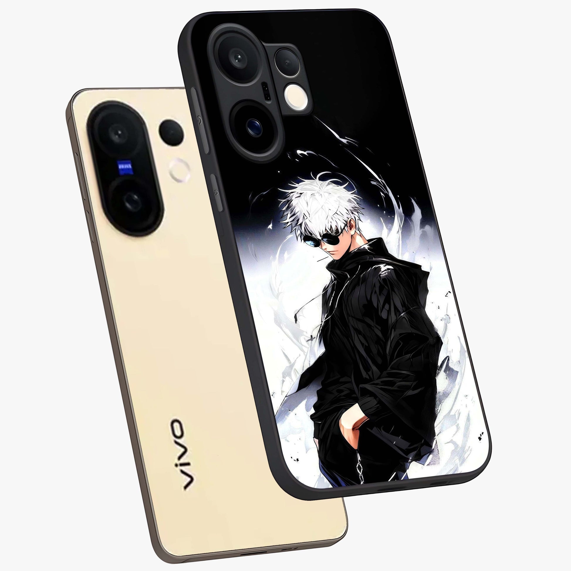 Limitless Shadow King Glass Case displayed in angled mockup highlighting dramatic dark hero design with intense aesthetic.