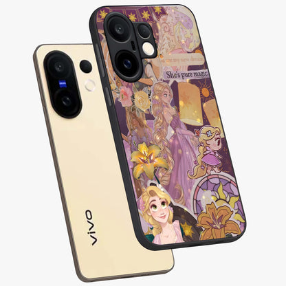 Magical Tangled Dream Glass Case displayed in angled mockup highlighting whimsical fantasy design with magical aesthetic.