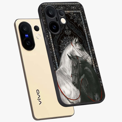 Majestic Ride Legacy Glass Case displayed in angled mockup highlighting sleek vehicle design with bold racing aesthetic.
