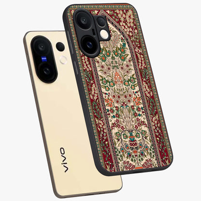 Persian Inspired Glass Case displayed in angled mockup highlighting intricate traditional design with elegant cultural aesthetic.