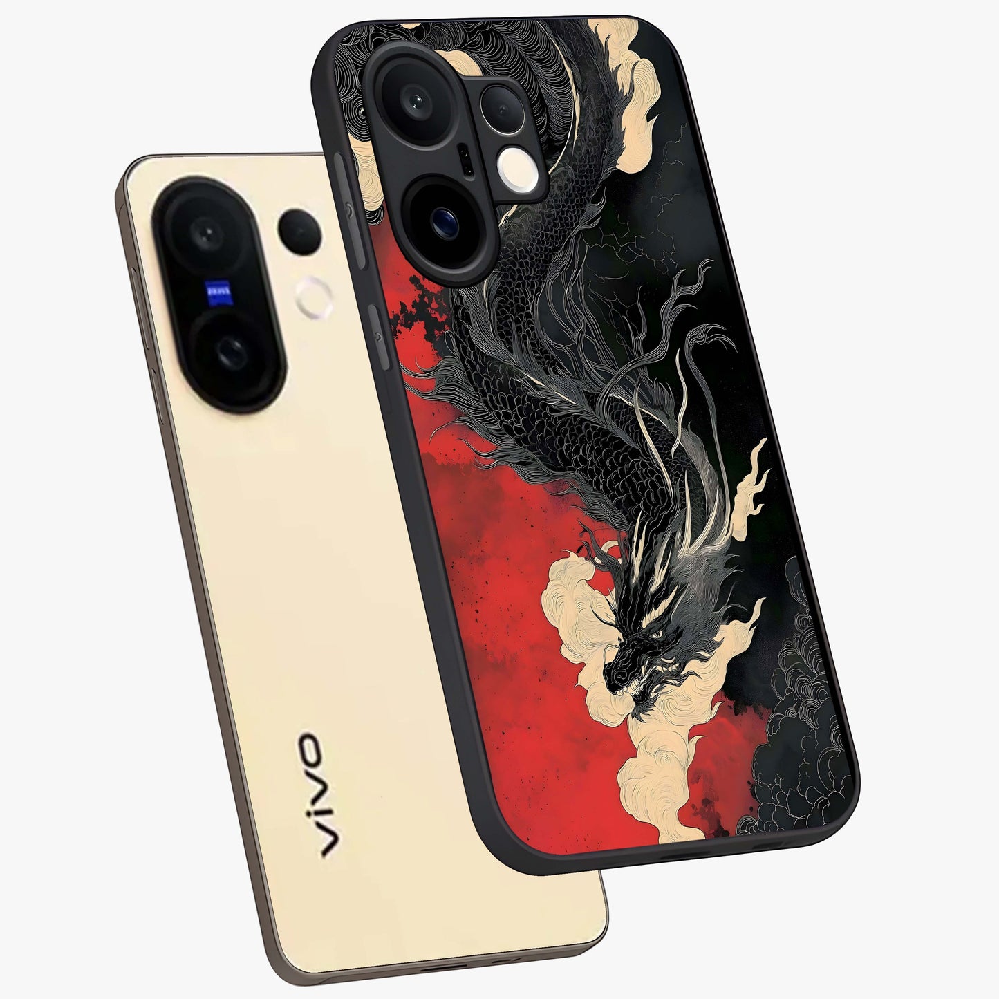 Shadow Dragon Fury Glass Case displayed in angled mockup highlighting powerful dragon illustration with dark fantasy aesthetic.