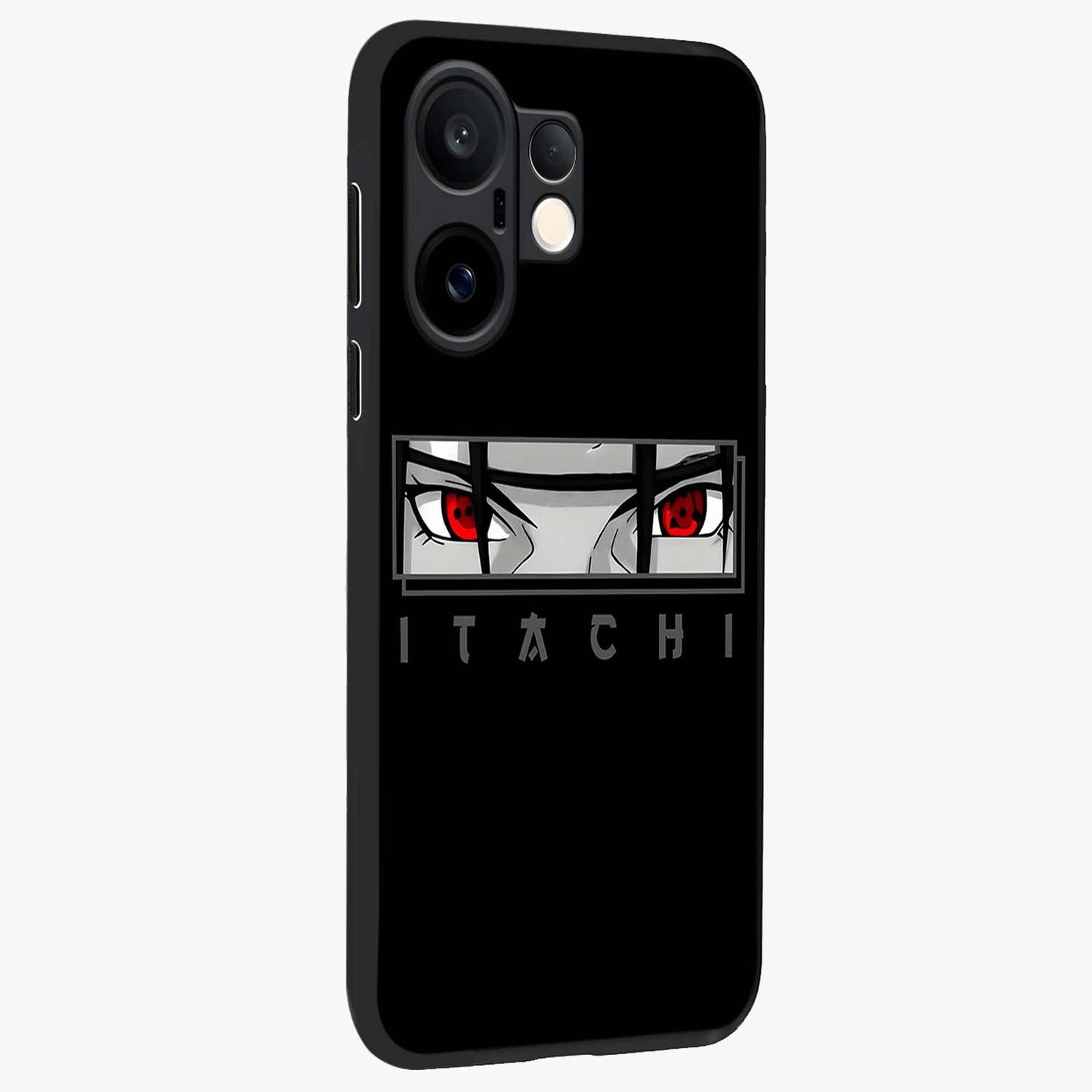 Scarlet Gaze Dominance Glass Case upright view showcasing powerful dramatic artwork with dominant artistic theme.