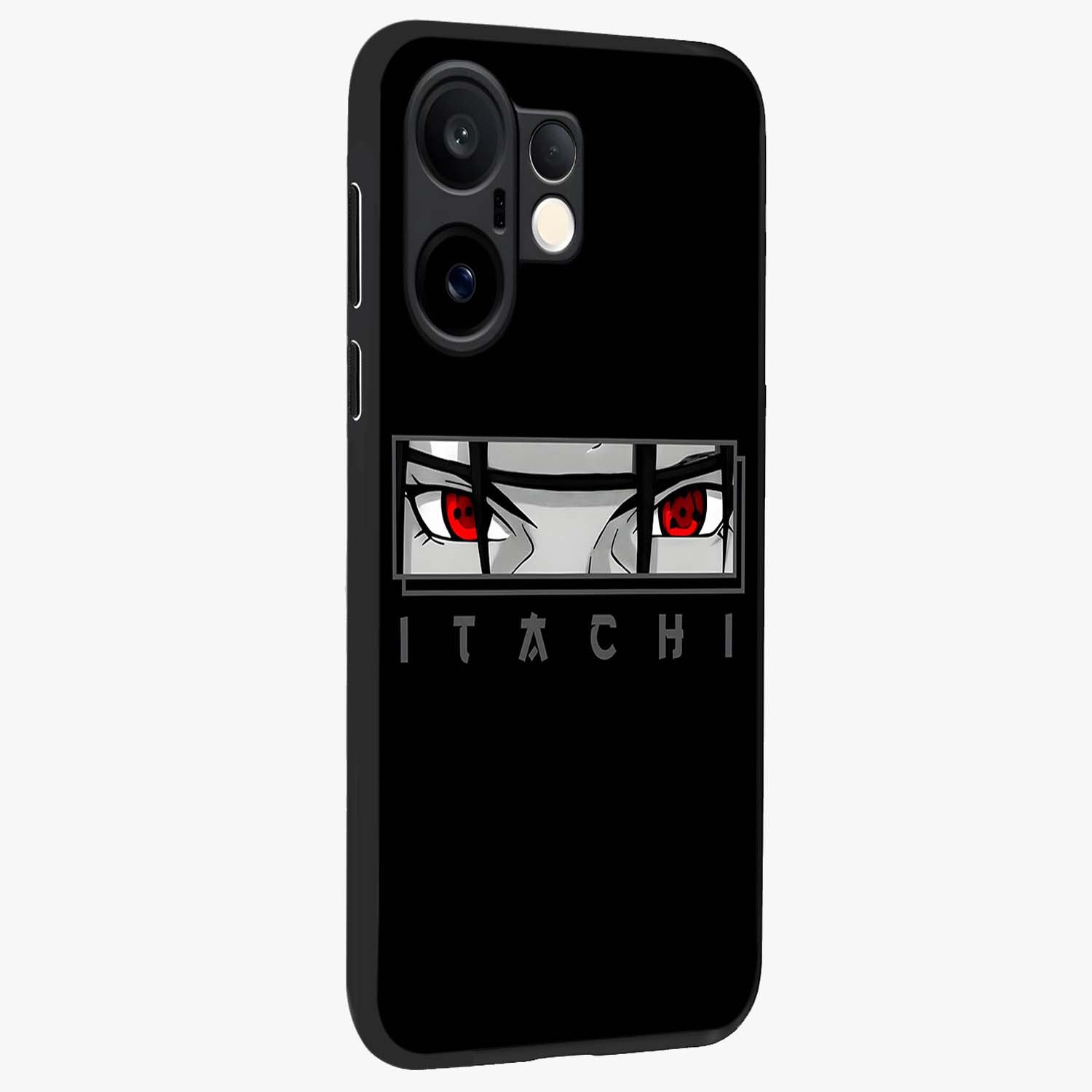 Scarlet Gaze Dominance Glass Case upright view showcasing powerful dramatic artwork with dominant artistic theme.