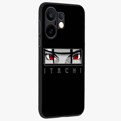 Scarlet Gaze Dominance Glass Case upright view showcasing powerful dramatic artwork with dominant artistic theme.