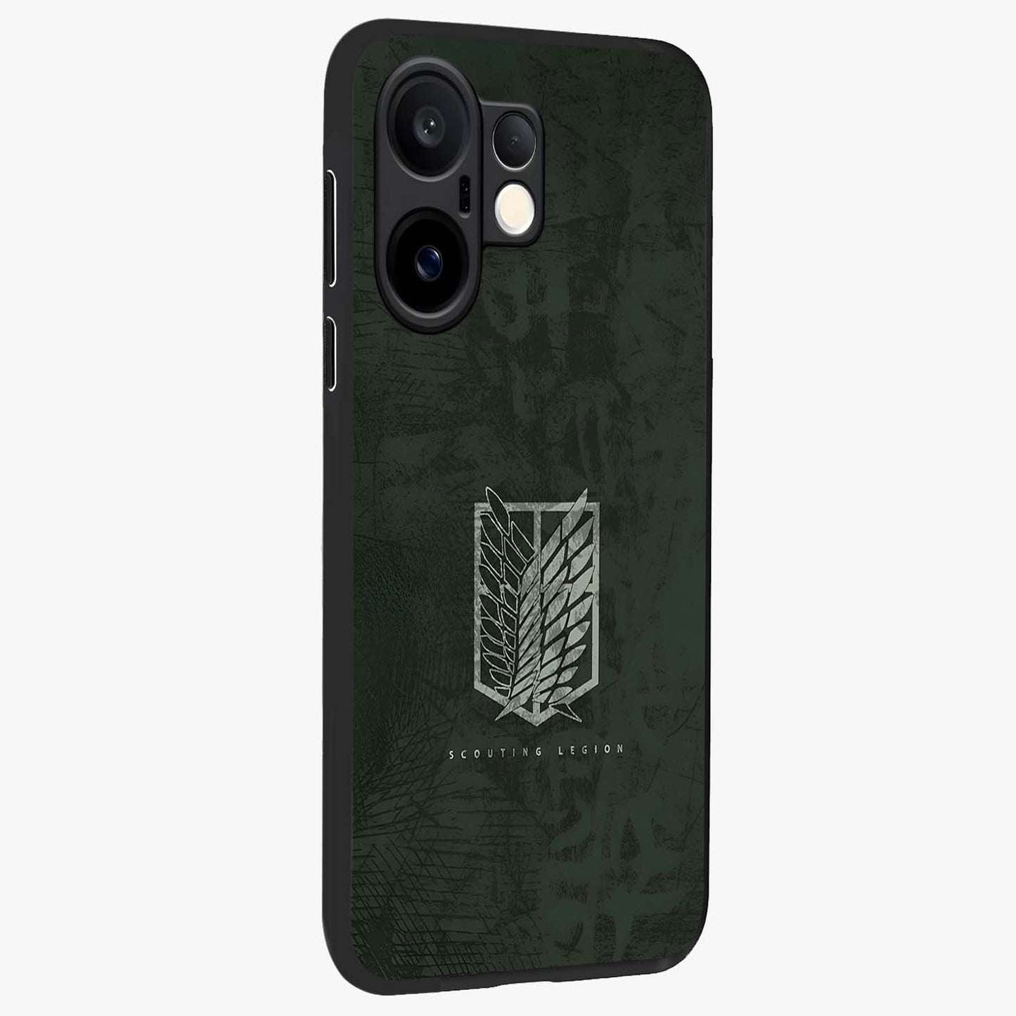 Wings Of Freedom Glass Case upright view showcasing powerful wings artwork with freedom themed design.