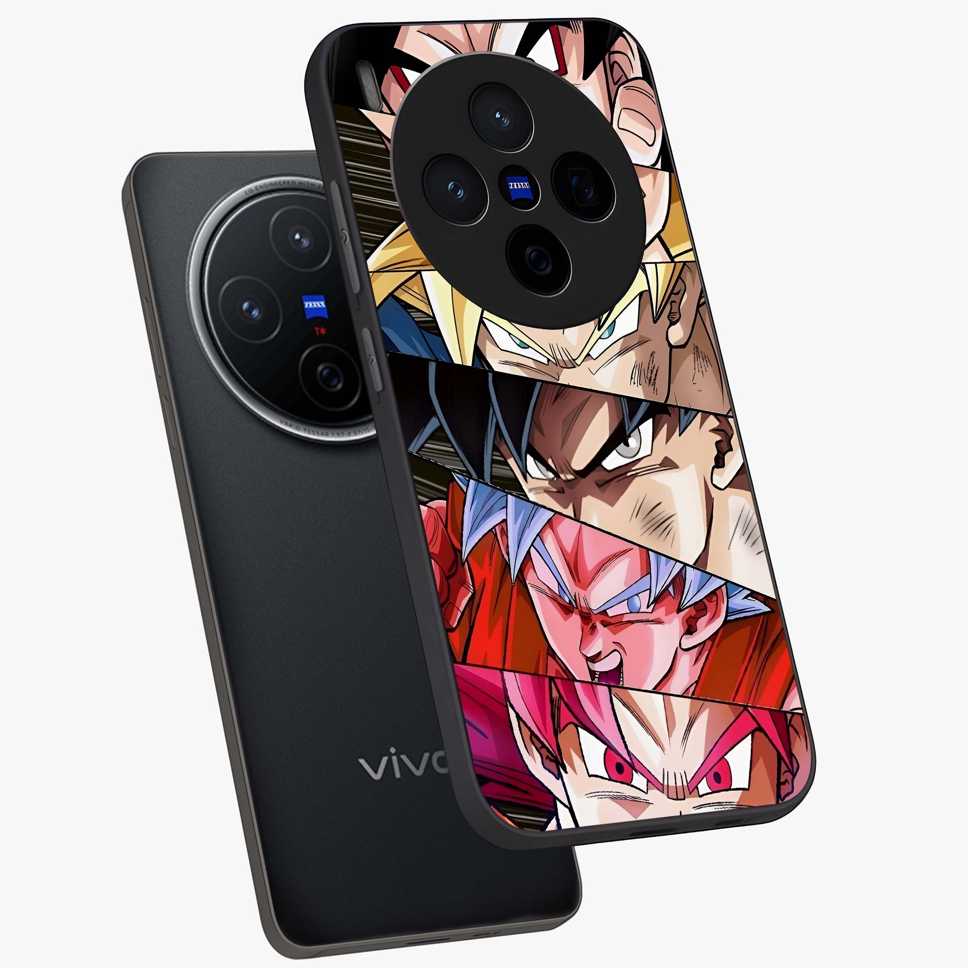Anime Character Glass Case displayed in angled mockup highlighting colorful anime character illustration.