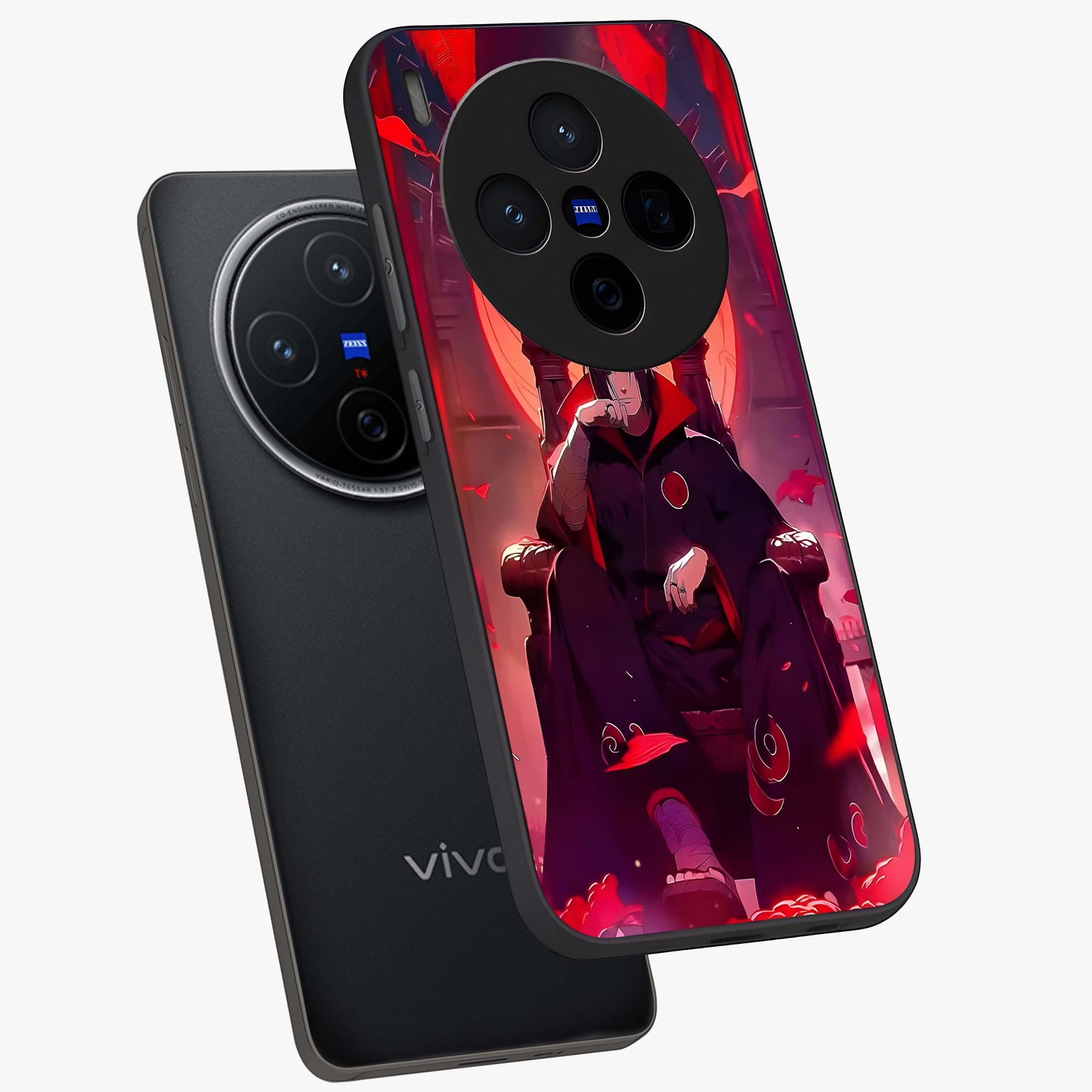 Blood Moon Sovereign Glass Case displayed in angled mockup highlighting dark celestial moon design and dramatic theme.