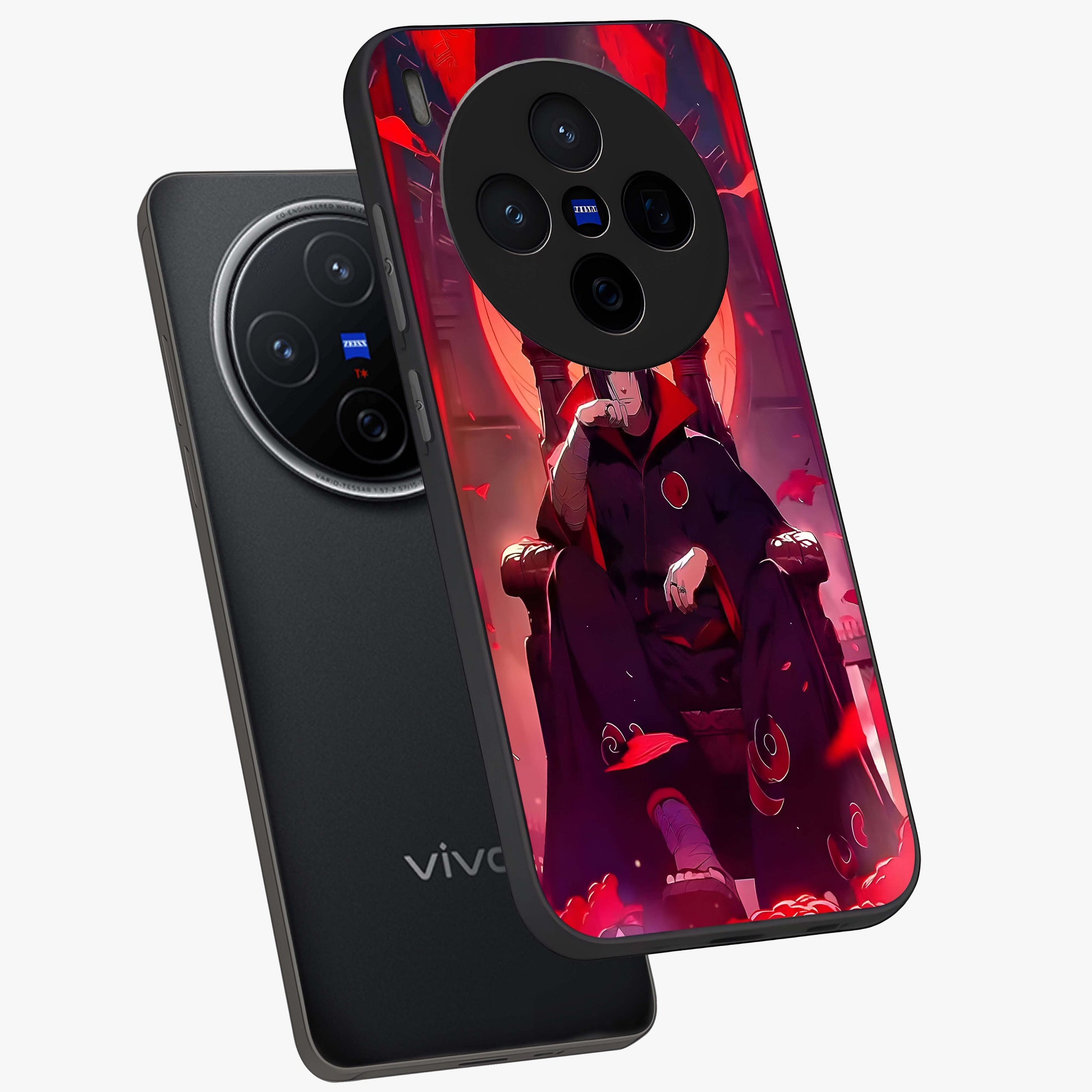 Blood Moon Sovereign Glass Case displayed in angled mockup highlighting dark celestial moon design and dramatic theme.