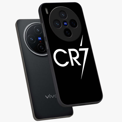 Cr7 Elite Strike Glass Case displayed in angled mockup highlighting powerful sports graphic with bold athletic theme.