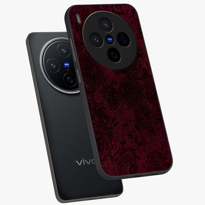 Crimson Fade Flow Glass Case displayed in angled mockup highlighting smooth gradient design with modern aesthetic style.