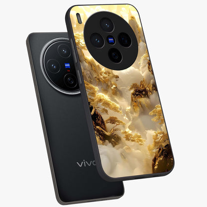 Gates Of Illumination Glass Case displayed in angled mockup highlighting radiant portal inspired design with fantasy aesthetic.
