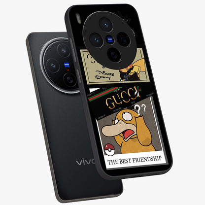 Gucci Play Mashup Glass Case displayed in angled mockup highlighting stylish fashion mashup design with bold aesthetic.