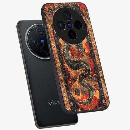 Inferno Dragon Soul Glass Case displayed in angled mockup highlighting powerful dragon illustration with inferno aesthetic.