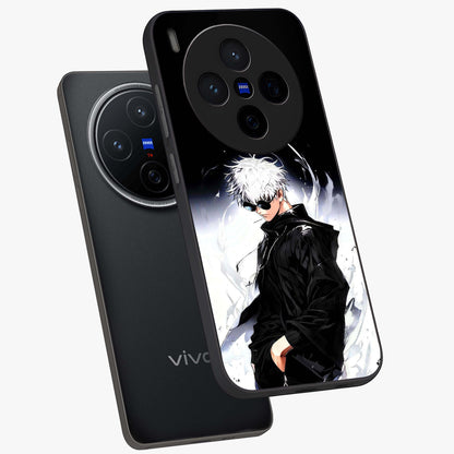 Limitless Shadow King Glass Case displayed in angled mockup highlighting dramatic dark hero design with intense aesthetic.