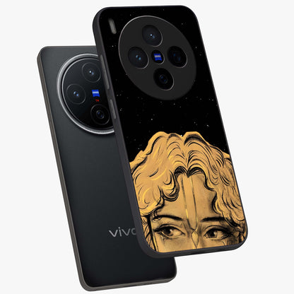 Shri Krishna Art Glass Case displayed in angled mockup highlighting spiritual Krishna illustration with divine aesthetic.