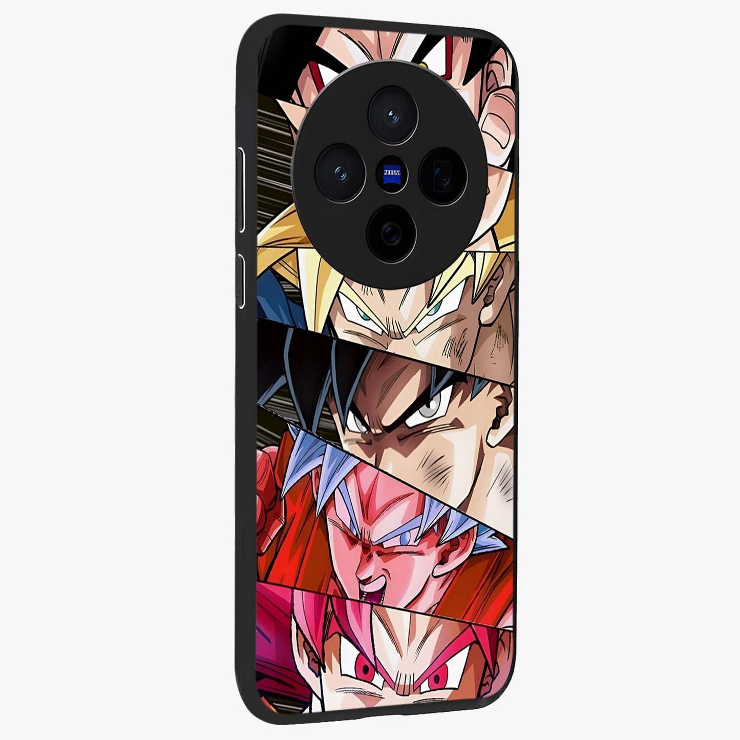 Anime Character Glass Case upright view showcasing expressive anime artwork with bold graphic style.
