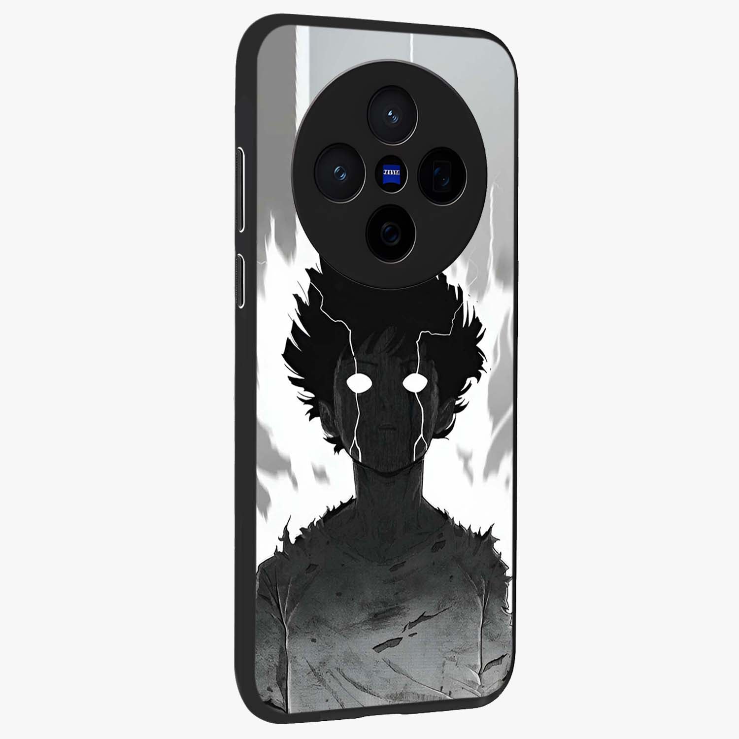 Awakened Inner Rage Glass Case upright view showcasing dramatic artwork with strong expressive aesthetic.