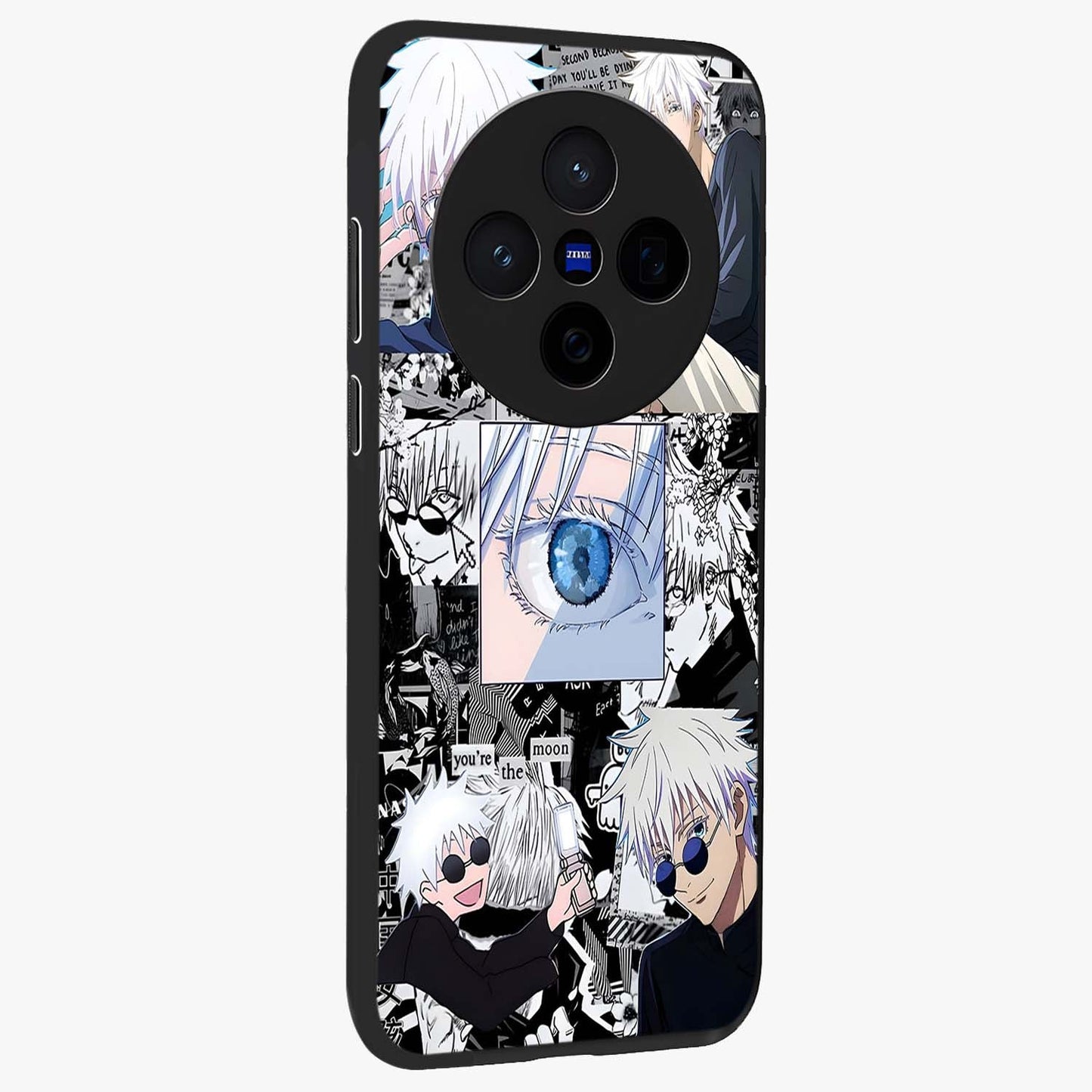 Infinity Sorcerer Chaos Glass Case upright view showcasing dramatic sorcerer artwork with chaotic mystical theme.