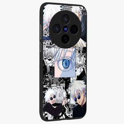 Infinity Sorcerer Chaos Glass Case upright view showcasing dramatic sorcerer artwork with chaotic mystical theme.