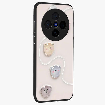 Puffy Face Parade Glass Case upright view showcasing adorable character artwork with cheerful animated theme.