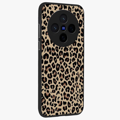 Savage Chic Pattern Glass Case upright view showcasing trendy decorative artwork with edgy fashion theme.