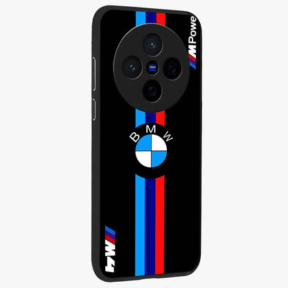 Turbo BMW Beast Glass Case upright view showcasing powerful car artwork with modern motorsport theme.
