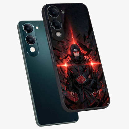 Focused Blade Discipline Glass Case displayed in angled mockup highlighting clean minimal text artwork with modern aesthetic style.