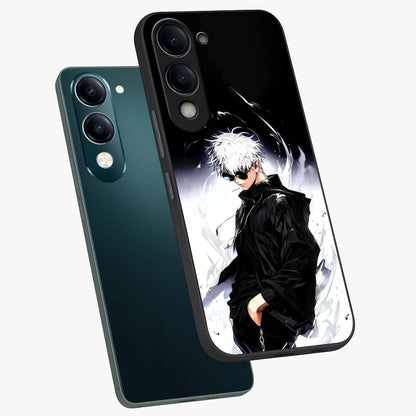 Limitless Shadow King Glass Case displayed in angled mockup highlighting dramatic dark hero design with intense aesthetic.