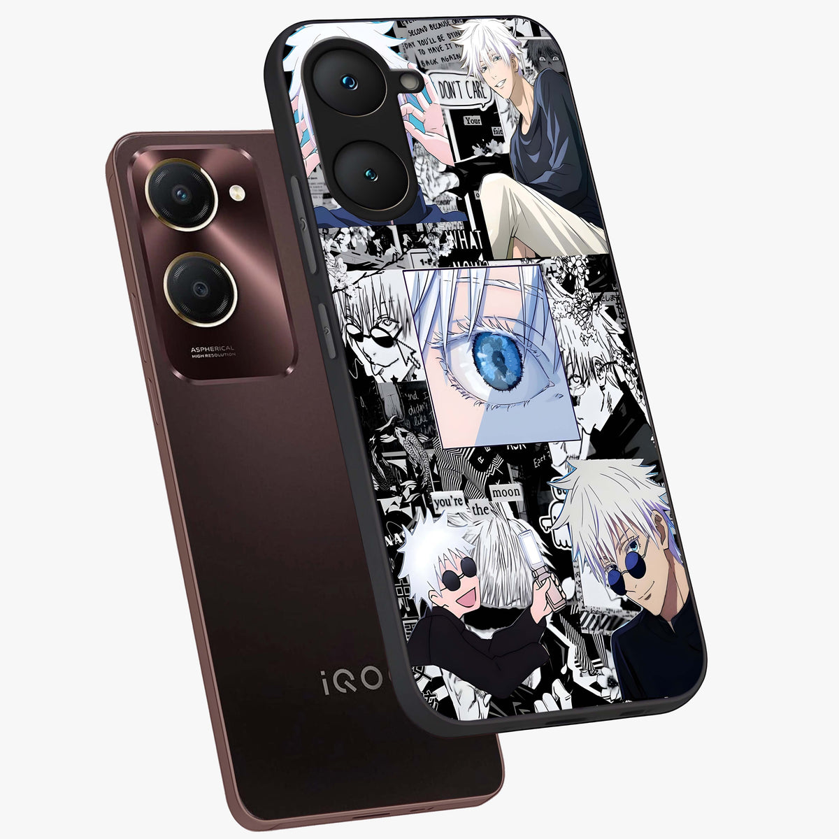 Infinity Sorcerer Chaos Glass Case displayed in angled mockup highlighting powerful magical design with fantasy aesthetic style.