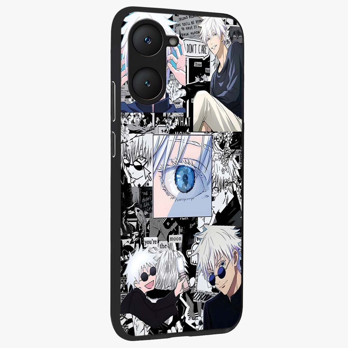 Infinity Sorcerer Chaos Glass Case upright view showcasing dramatic sorcerer artwork with chaotic mystical theme.