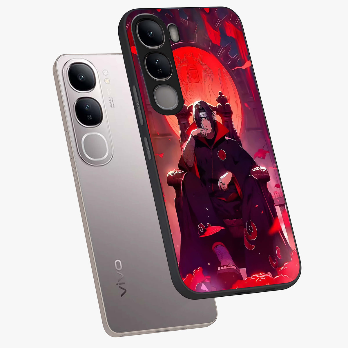 Blood Moon Sovereign Glass Case displayed in angled mockup highlighting dark celestial moon design and dramatic theme.