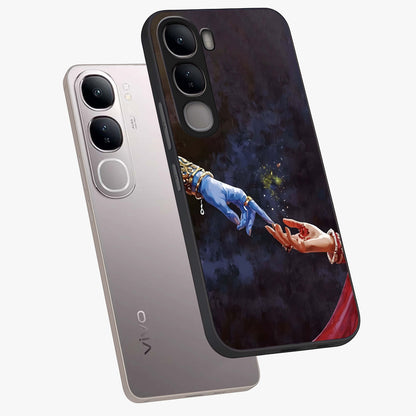 Divine Touch Eternal Glass Case displayed in angled mockup highlighting elegant divine inspired design with calm aesthetic style.