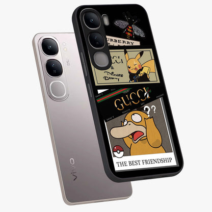 Gucci Play Mashup Glass Case displayed in angled mockup highlighting stylish fashion mashup design with bold aesthetic.