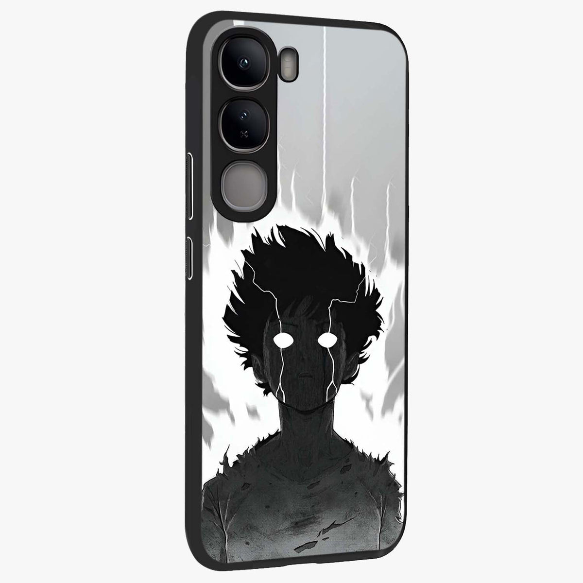 Awakened Inner Rage Glass Case upright view showcasing dramatic artwork with strong expressive aesthetic.