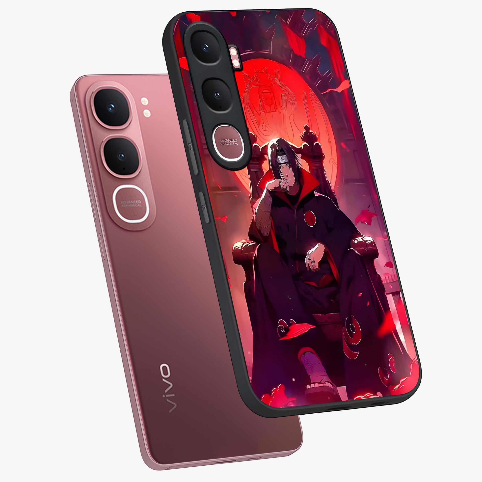 Blood Moon Sovereign Glass Case displayed in angled mockup highlighting dark celestial moon design and dramatic theme.