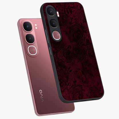 Crimson Fade Flow Glass Case displayed in angled mockup highlighting smooth gradient design with modern aesthetic style.