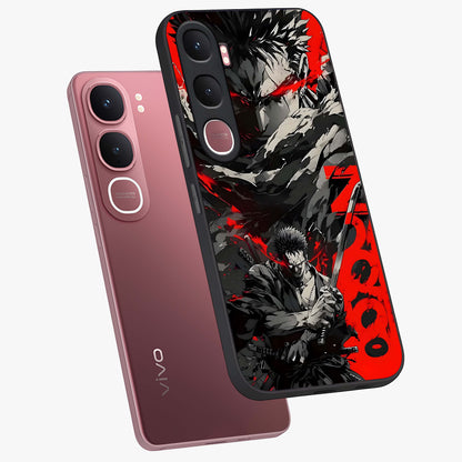 Demon Sword Resolve Glass Case displayed in angled mockup highlighting powerful demon sword illustration with dark fantasy aesthetic.