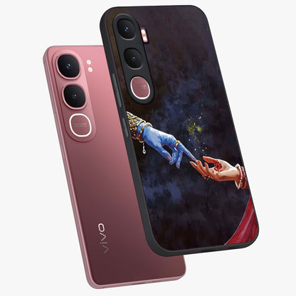 Divine Touch Eternal Glass Case displayed in angled mockup highlighting elegant divine inspired design with calm aesthetic style.