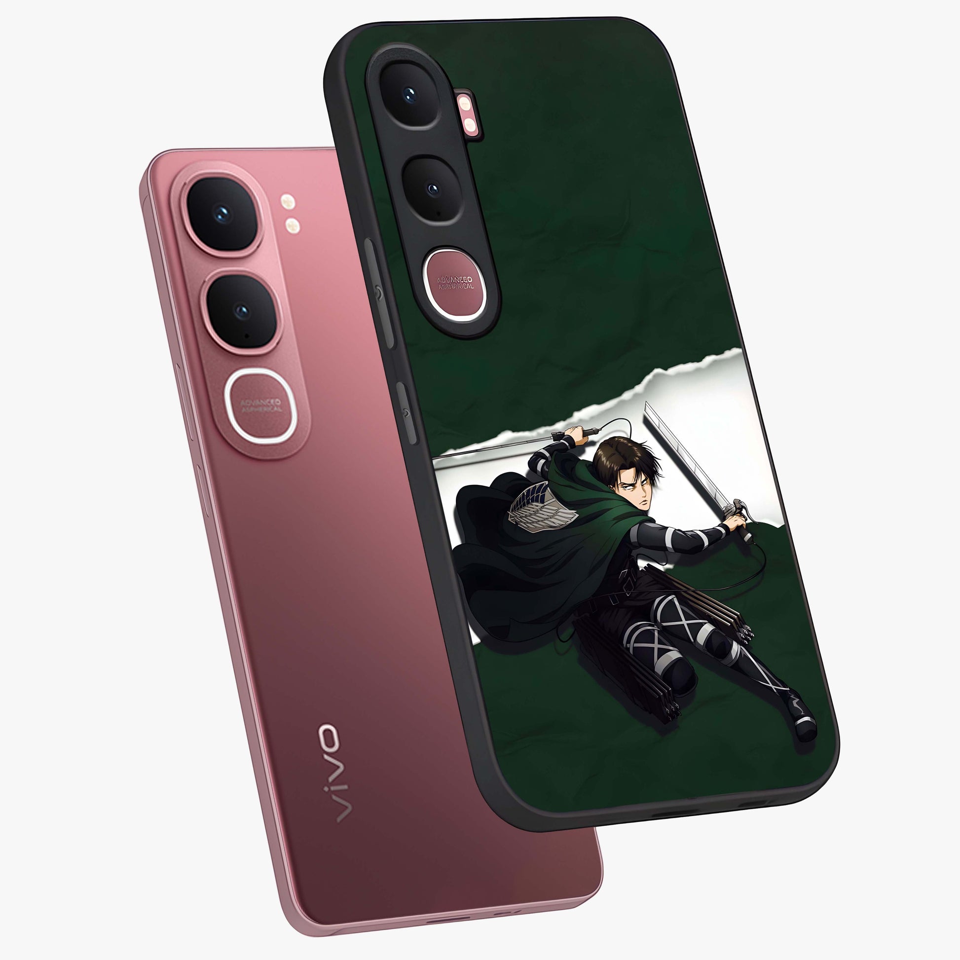 Emerald War Vanguard Glass Case displayed in angled mockup highlighting intense battle inspired design with emerald tone aesthetic.