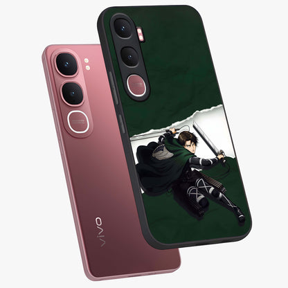 Emerald War Vanguard Glass Case displayed in angled mockup highlighting intense battle inspired design with emerald tone aesthetic.