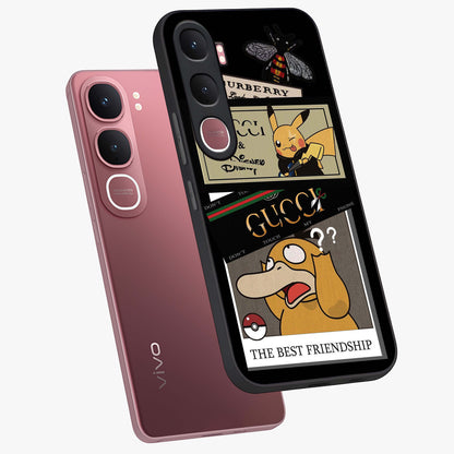 Gucci Play Mashup Glass Case displayed in angled mockup highlighting stylish fashion mashup design with bold aesthetic.
