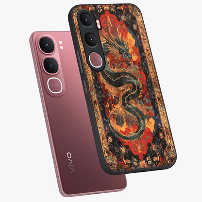 Inferno Dragon Soul Glass Case displayed in angled mockup highlighting powerful dragon illustration with inferno aesthetic.