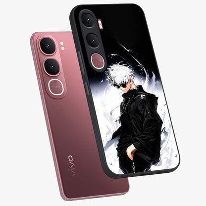 Limitless Shadow King Glass Case displayed in angled mockup highlighting dramatic dark hero design with intense aesthetic.