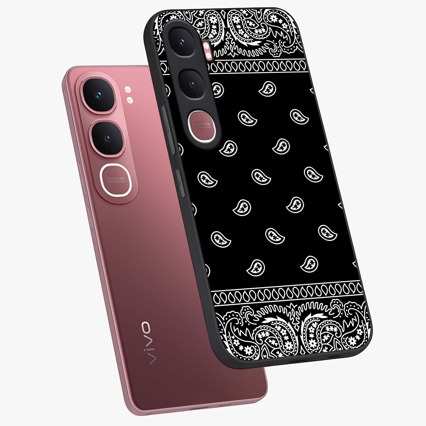 Retro Rebel Threads Glass Case displayed in angled mockup highlighting retro inspired graphic design with rebellious aesthetic.