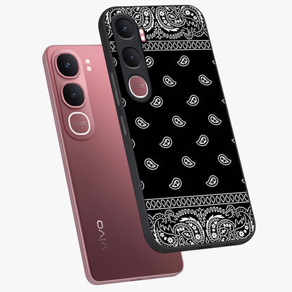 Retro Rebel Threads Glass Case displayed in angled mockup highlighting retro inspired graphic design with rebellious aesthetic.