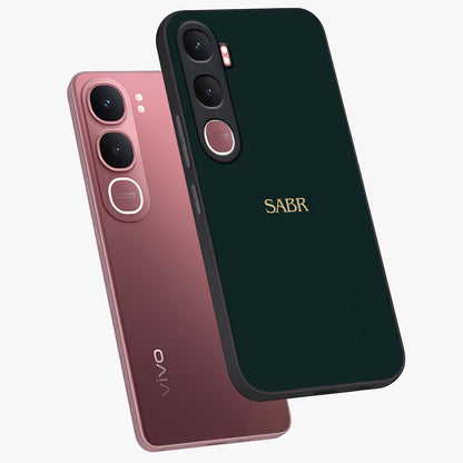 Sabr Minimal Patience Glass Case displayed in angled mockup highlighting simple inspirational design with clean aesthetic style.