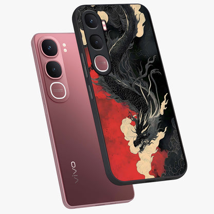 Shadow Dragon Fury Glass Case displayed in angled mockup highlighting powerful dragon illustration with dark fantasy aesthetic.