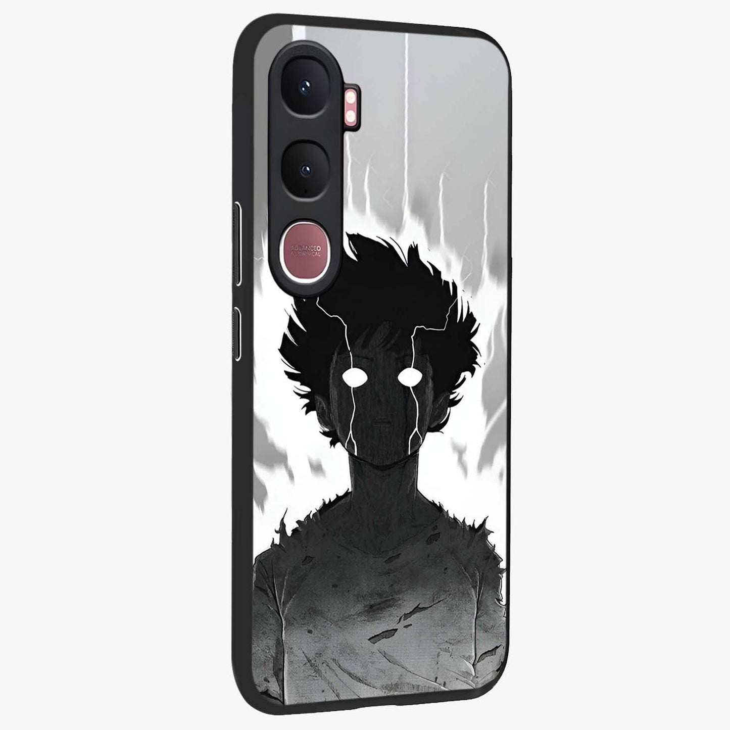 Awakened Inner Rage Glass Case upright view showcasing dramatic artwork with strong expressive aesthetic.