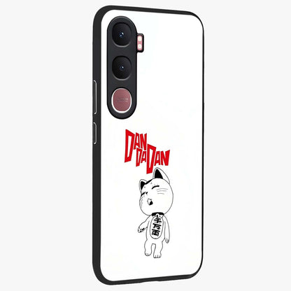 Playful Spirit Charm Glass Case upright view showcasing vibrant charm artwork with fun artistic theme.