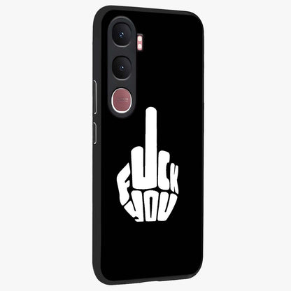 Rebel Mode On Glass Case upright view showcasing striking statement artwork with bold rebellious theme.